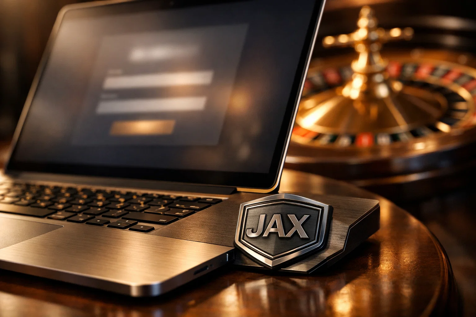 Smiling person enjoying online casino jax